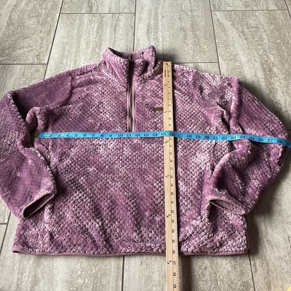 Like New Columbia Purple Collared Sweater 11 in front zipper XL - Picture 2 of 10
